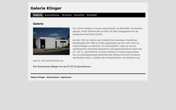 galerieklinger.de