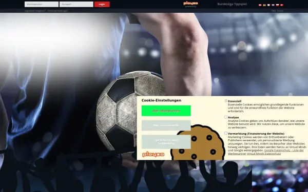 login.fussballcup.de