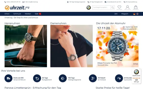 www.uhrzeit.org
