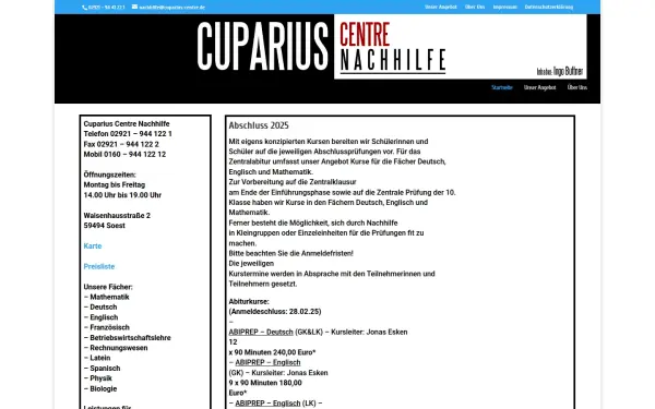 www.cuparius-centre.de