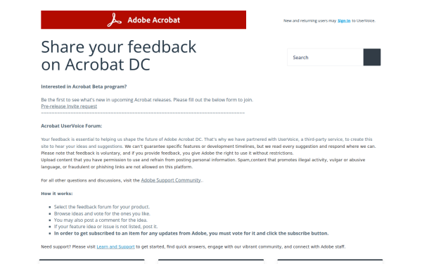 acrobat.uservoice.com