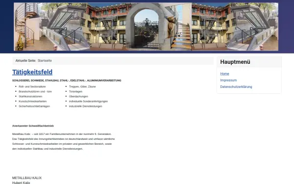 metallbau-kalix.de