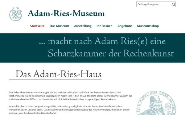 www.adam-ries-museum.de