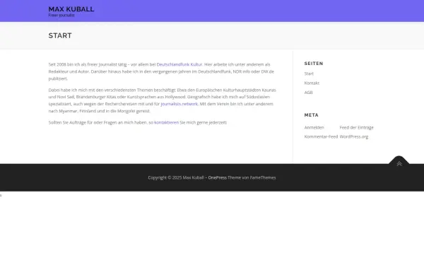 www.maximiliankuball.de