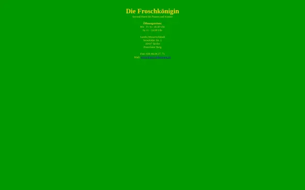 diefroschkoenigin.de