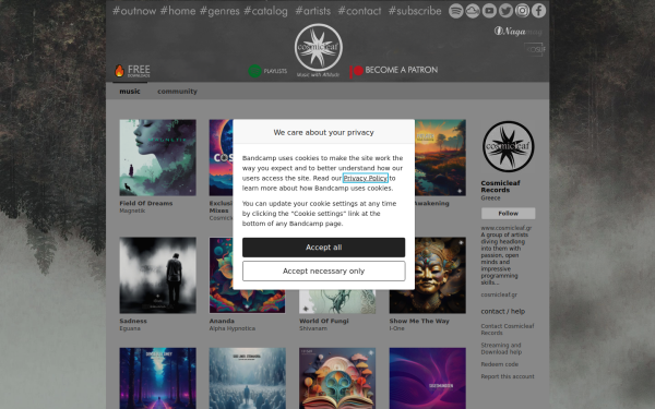cosmicleaf.bandcamp.com