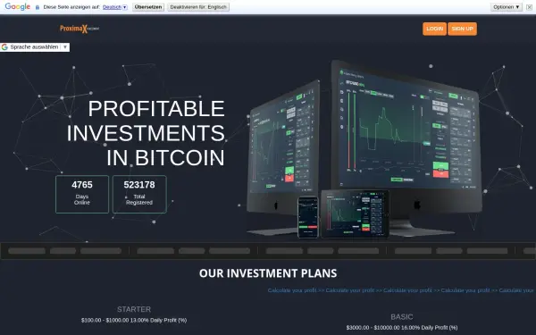 proximaxinvestment.com