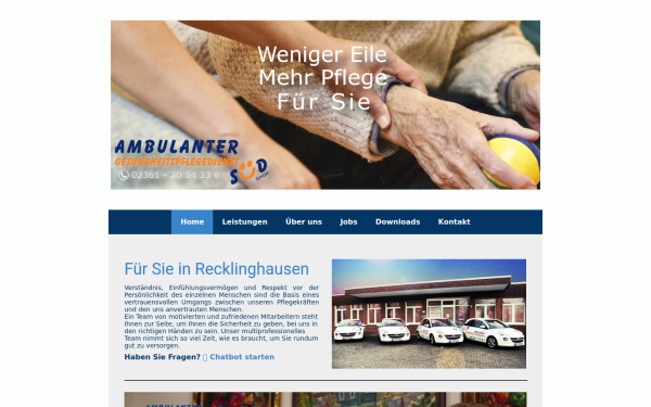 www.gesundheitspflegesued.de