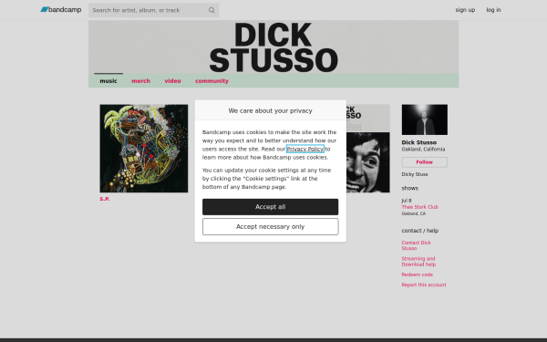 dickstusso.bandcamp.com