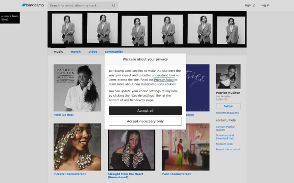patricerushen.bandcamp.com