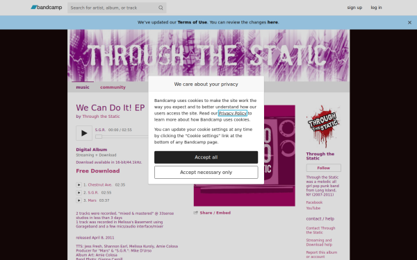 throughthestatic.bandcamp.com