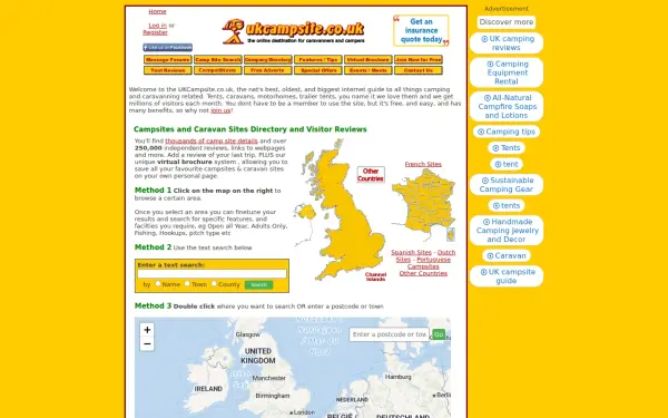 www.ukcampsite.co.uk