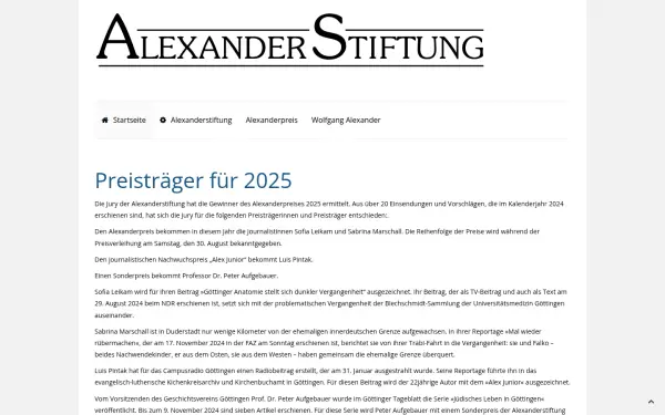 alexanderstiftung.de