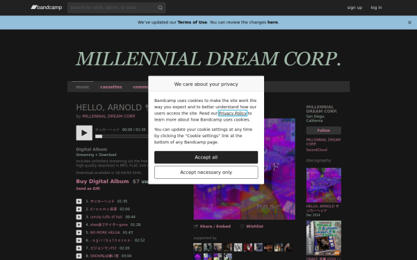 millennialdreamcorp.bandcamp.com