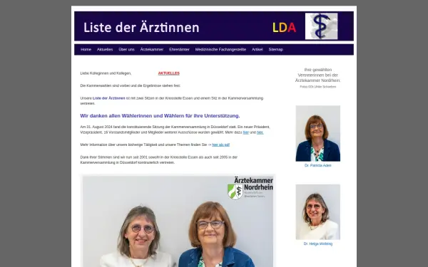 www.liste-der-aerztinnen.de