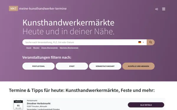 meine-kunsthandwerker-termine.de
