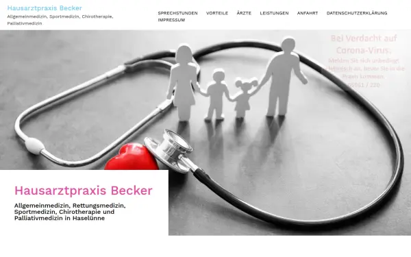 hausarztpraxisbecker.de