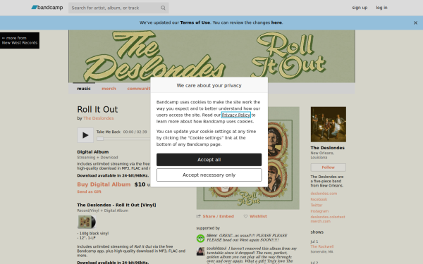 thedeslondes.bandcamp.com