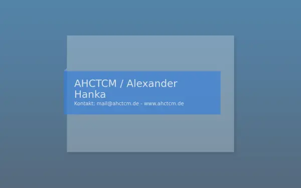 www.ahctcm.de