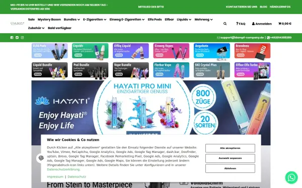 dampf-company.com