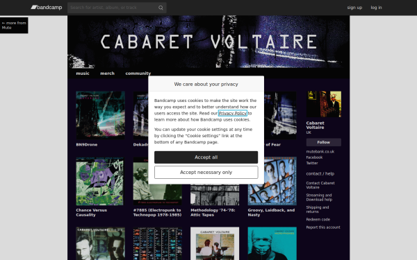cabaretvoltaire.bandcamp.com