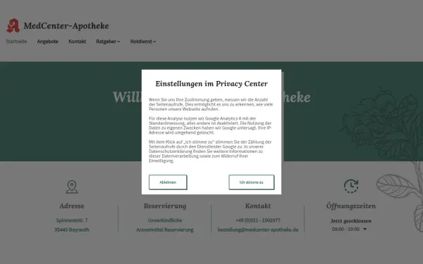 www.medcenter-apotheke-app.de