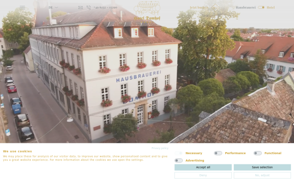 www.hoteldomhof.de
