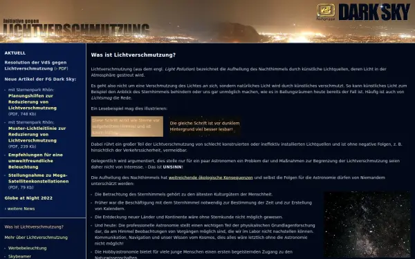 lichtverschmutzung.de