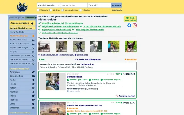 www.tieranzeigen.at