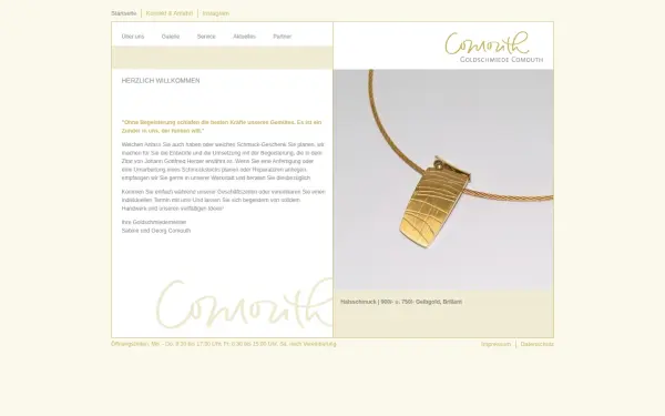 www.goldschmiede-comouth.de