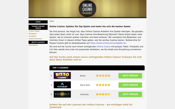 www.onlinecasinoinsider.at
