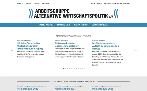 www.alternative-wirtschaftspolitik.de