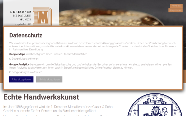 www.medaillenmuenze.de