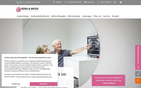 www.zahnarztpraxis-rosa-weiss.de