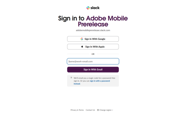 adobemobileprerelease.slack.com