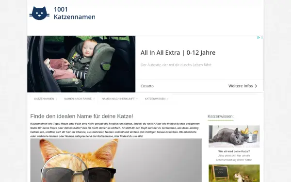 www.1001-katzennamen.de