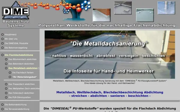 dime-blechdachbeschichtung.de
