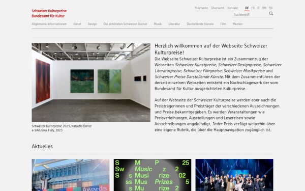 www.schweizerkulturpreise.ch