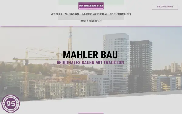 mahler-bau.de
