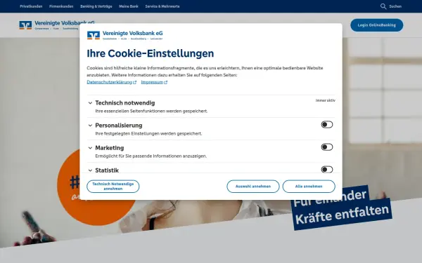 www.vereinigtevolksbankeg.de