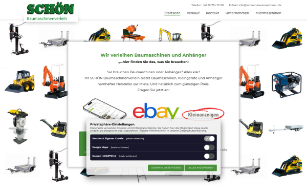 www.schoen-baumaschinen.de
