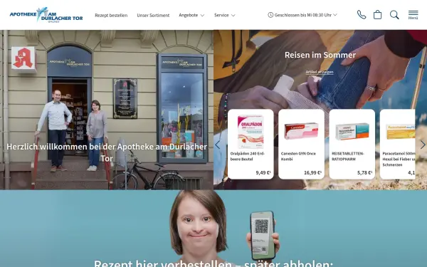 www.apothekeamdurlachertor.de