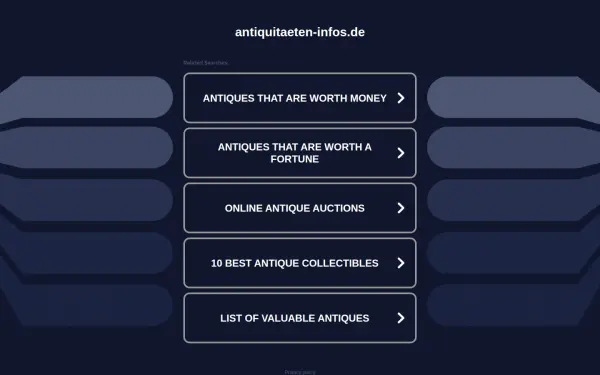 antiquitaeten-infos.de