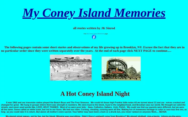 myconeyislandmemories.com