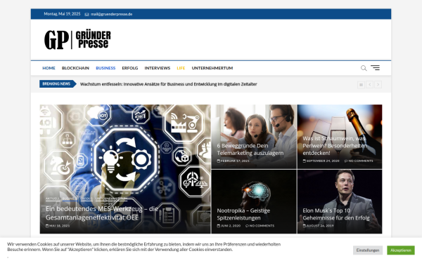 www.gruenderpresse.de