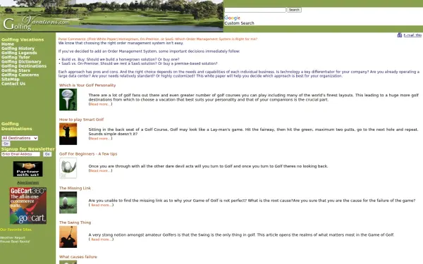 golfingvacations.com