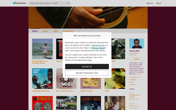 sunnywar.bandcamp.com