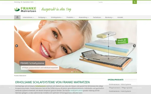 www.franke-matratzen.de