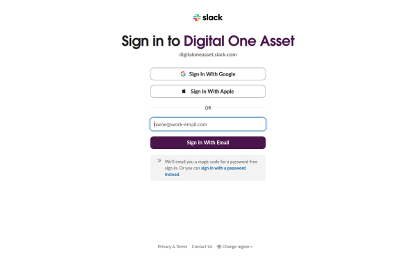 digitaloneasset.slack.com