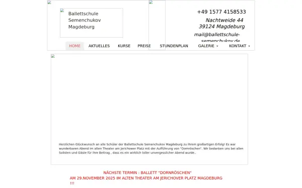 ballettschule-semenchukov.de
